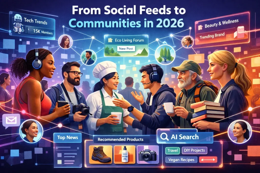 Dal feed alla community- il 2026 che rivoluziona il modo di scoprire brand e notizie