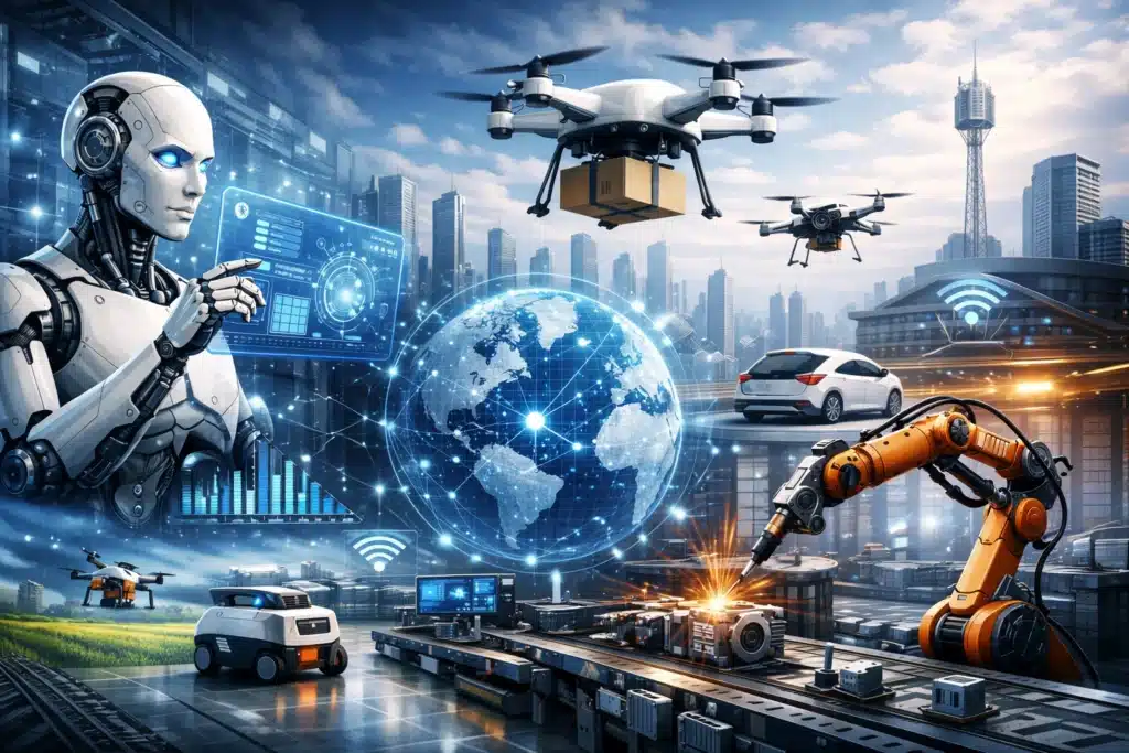 robot auto automazione